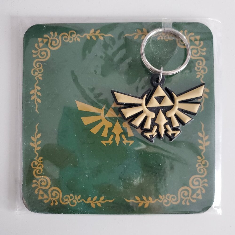 EXCLUSIVE RARE PROMO Legend of Zelda Link Promo Coaster and Keychain